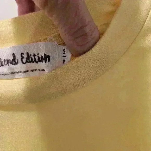 Weekend Edition Fineapple Graphic Tee - Bright Yellow - Picture 4 of 4